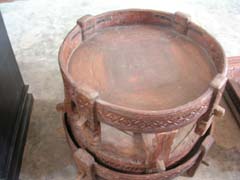 wooden chakki
