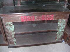 wooden antique sideboard