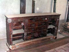 wooden sideboard