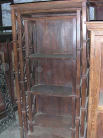 wooden bookcase
