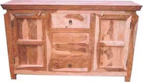 wooden sideboard