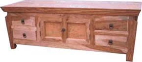 wooden sideboard