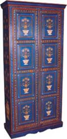 wooden painted almirah