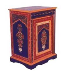 wooden painted cabinet