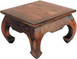 wooden coffee table