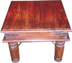 wooden coffee table